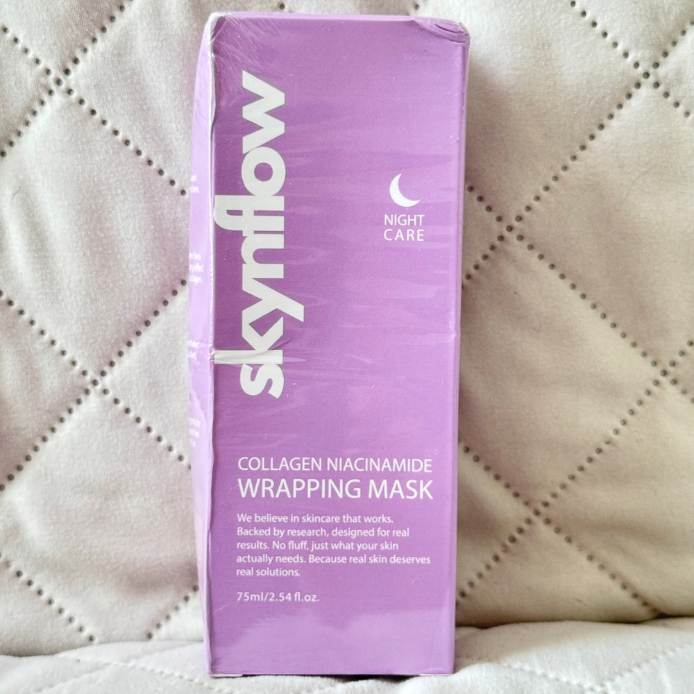 Skynflow Collagen Niacinamide Wrapping Mask Night Care 75ml Korean Formula‎ NEW